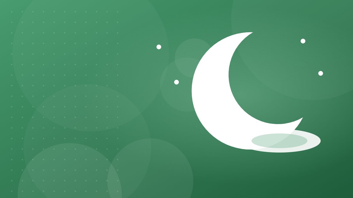Illustrazione: luna e piatto